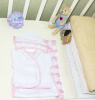 К-68 Комплект для новорожденного 5 предметов (белый с розовым)