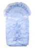 К118М Комплект 6-ти предметный зимний на меху: конверт, одеяло, чепчик, распашонка,ползунки, чепчик (18/56-20/62 - голубой)