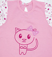 118-372П Комплект для девочки футболка и лосины "Этно-кошки"
