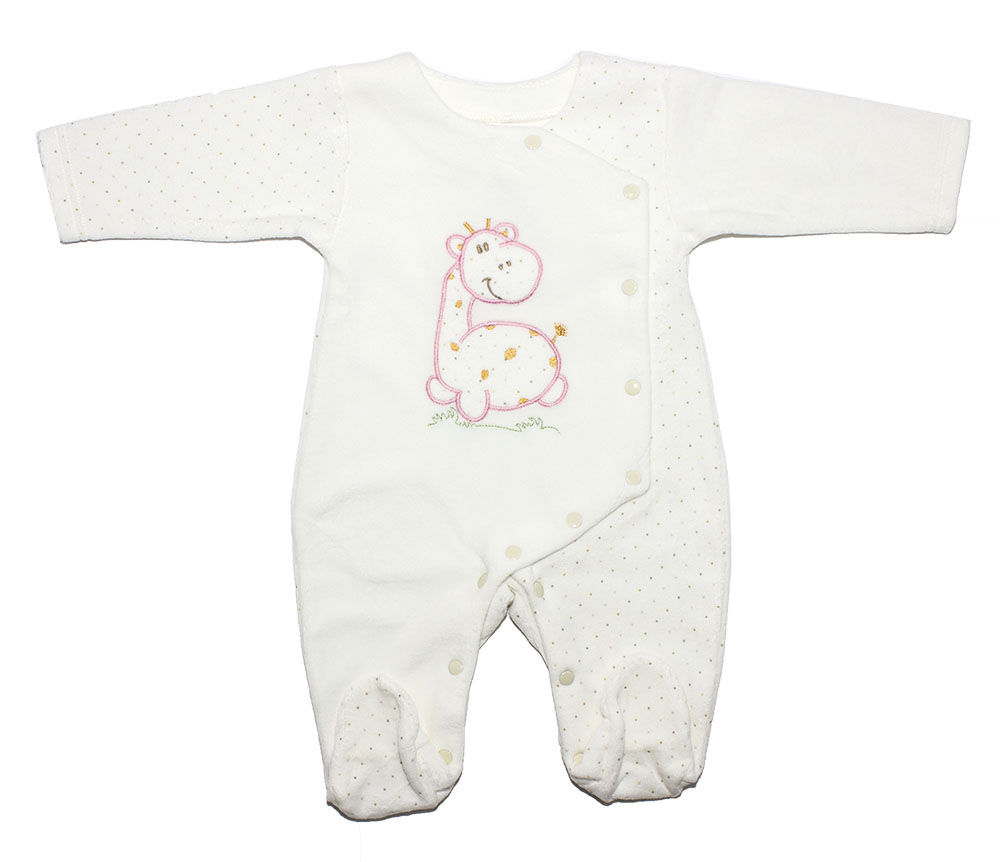 520-37В Комбинезон велюр с вышивкой мальчик 520-37В Комбинезон велюр с вышивкой мальчик