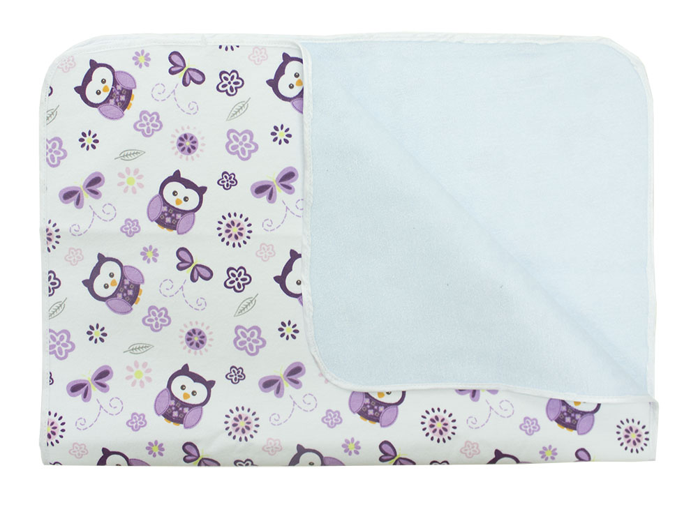 Пеленка непромокаемая двусторонняя 3-слойная махра/TPU/хлопок, 50х70см Пеленка непромокаемая двусторонняя 3-слойная махра/TPU/хлопок, 50х70см