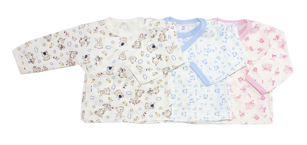 102-04 Распашонка на запах "швы наружу" 102-04 Распашонка на запах "швы наружу"