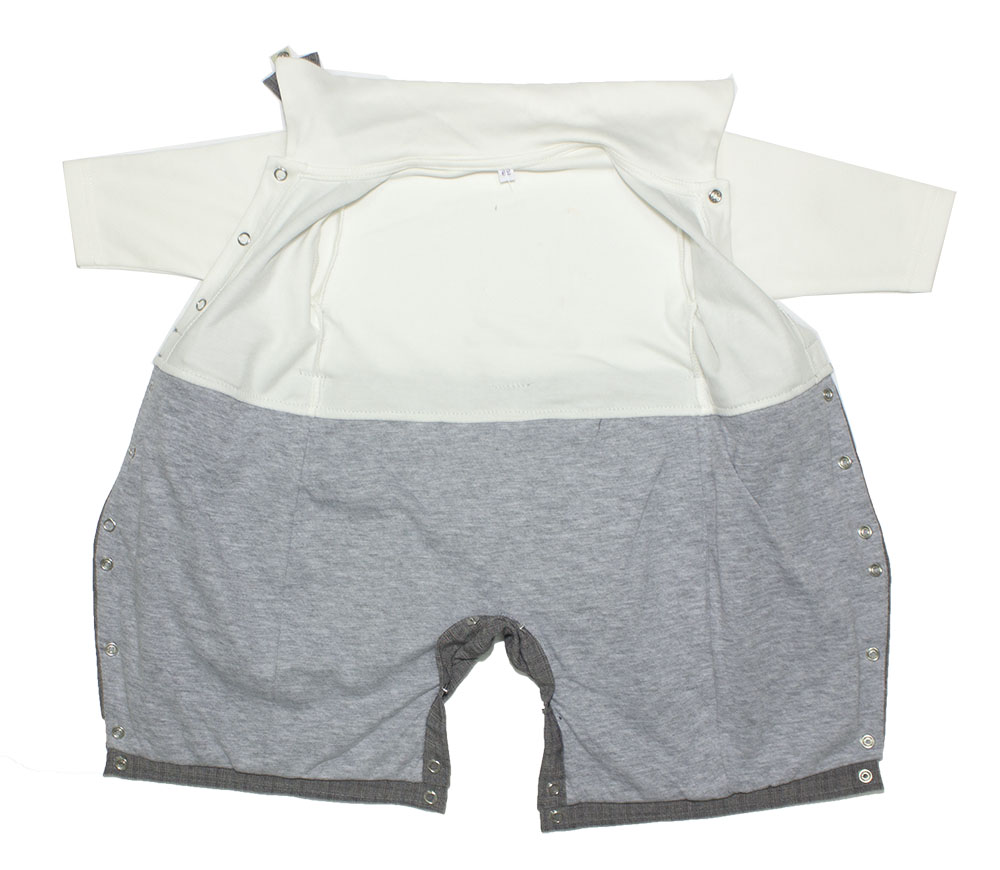 85-18307А Комплект для мальчика полукомбинезон и пиджак "Хочу в школу"