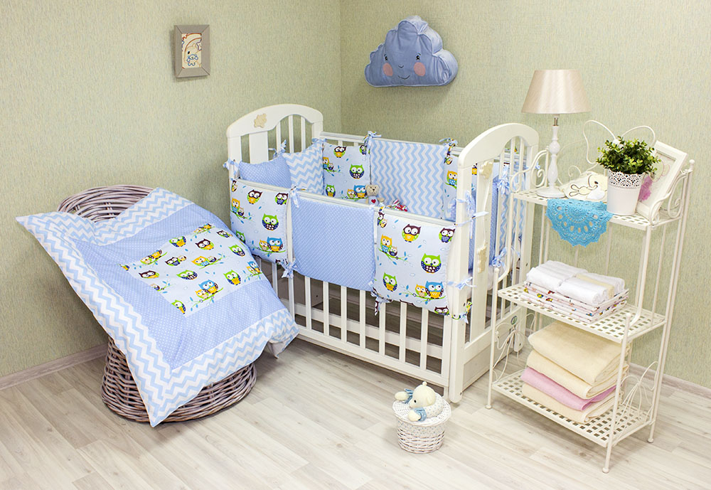 К-Б4/5 Комплект для детской кроватки 16 предметов К-Б4/5 Комплект для детской кроватки 16 предметов