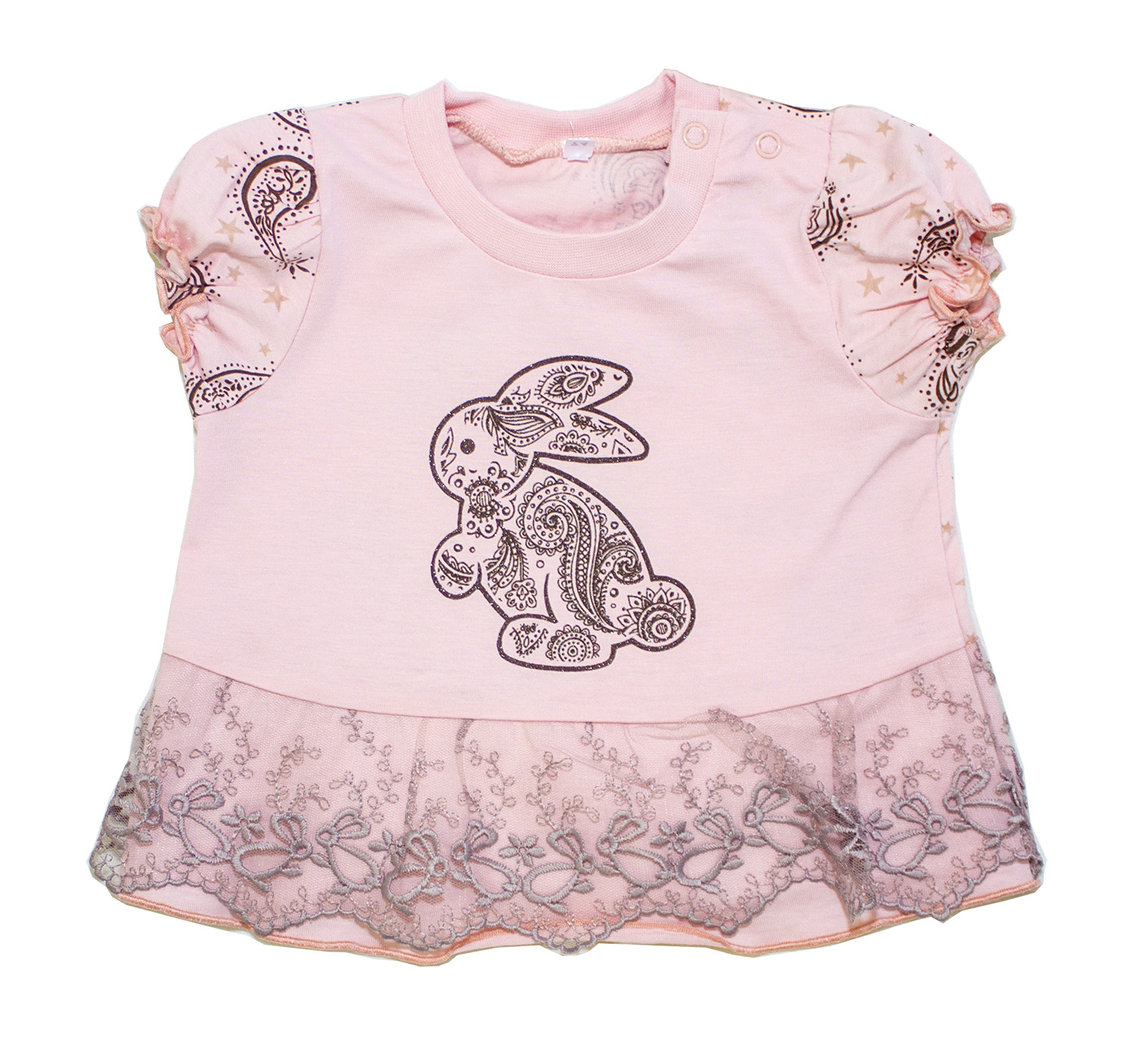 107-120П Туника для девочки"Огурчик" 107-120П Туника для девочки"Огурчик"