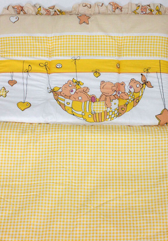 К-Б4 Комплект для детской кроватки 7пр холофайбер К-Б4 Комплект для детской кроватки 7пр холофайбер