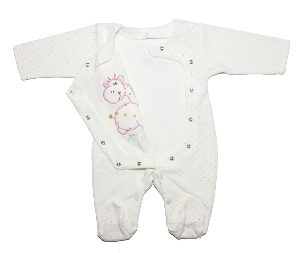 520-37В Комбинезон велюр с вышивкой мальчик 520-37В Комбинезон велюр с вышивкой мальчик