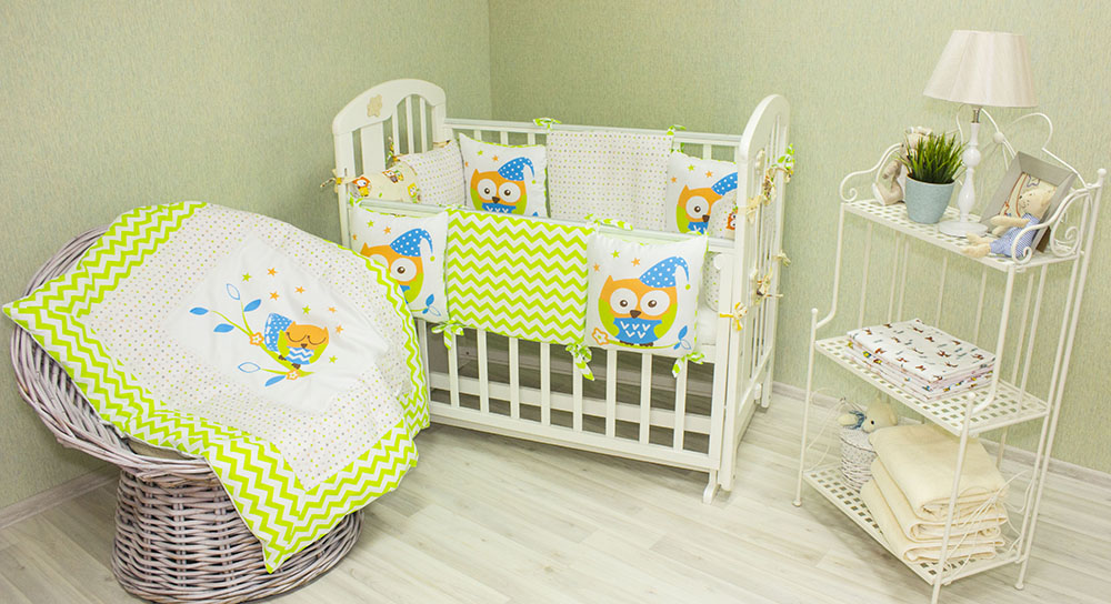 К-Б4/5ПЕЧАТЬ Комплект для детской кроватки 16 предметов синий К-Б4/5ПЕЧАТЬ Комплект для детской кроватки 16 предметов синий