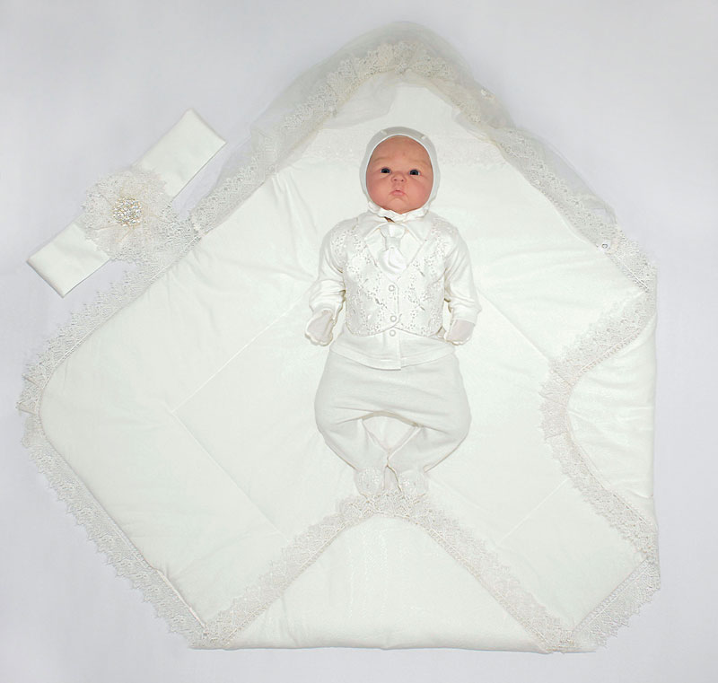 К131 Комплект 5-ти предметный на выписку для мальчика К131 Комплект 5-ти предметный на выписку для мальчика