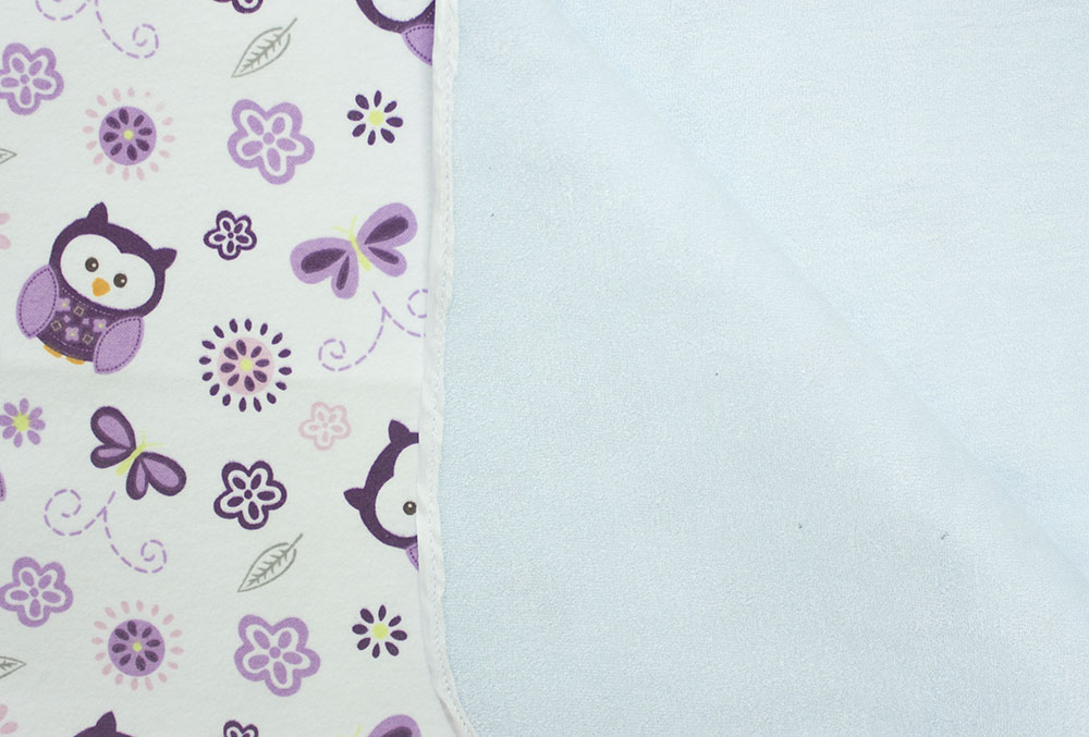 Пеленка непромокаемая двусторонняя 3-слойная махра/TPU/хлопок, 60х90см Пеленка непромокаемая двусторонняя 3-слойная махра/TPU/хлопок, 60х90см