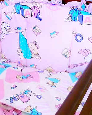 К-Б4 Комплект для детской кроватки 7пр холофайбер К-Б4 Комплект для детской кроватки 7пр холофайбер