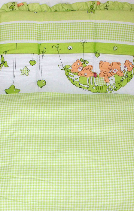 К-Б4 Комплект для детской кроватки 7пр холофайбер К-Б4 Комплект для детской кроватки 7пр холофайбер