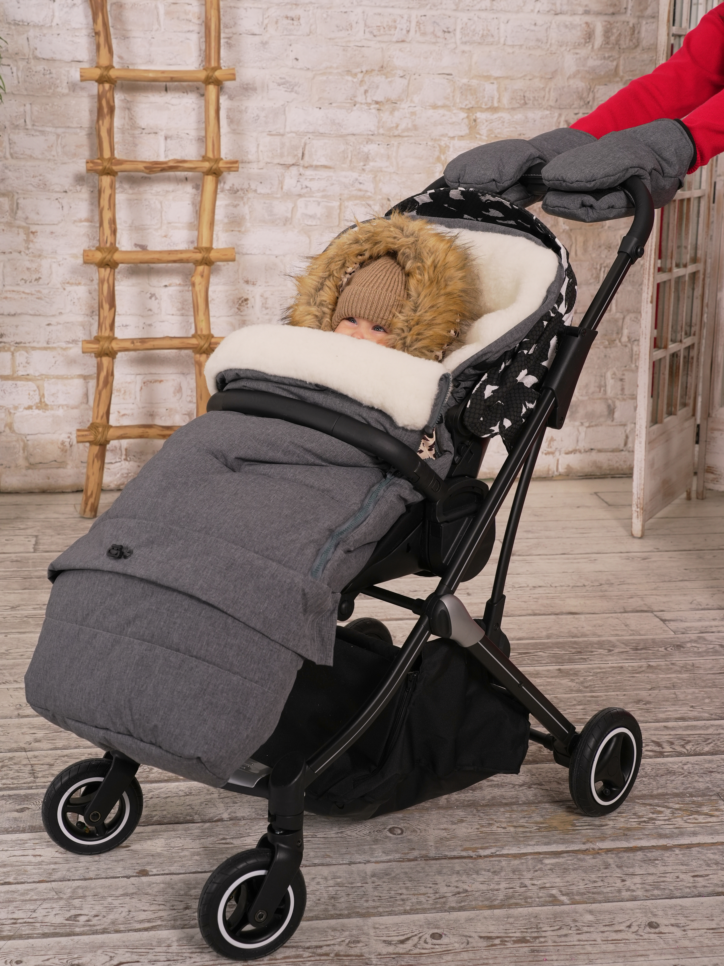 К116 Зимний прогулочный конверт (цвет в ассортименте)