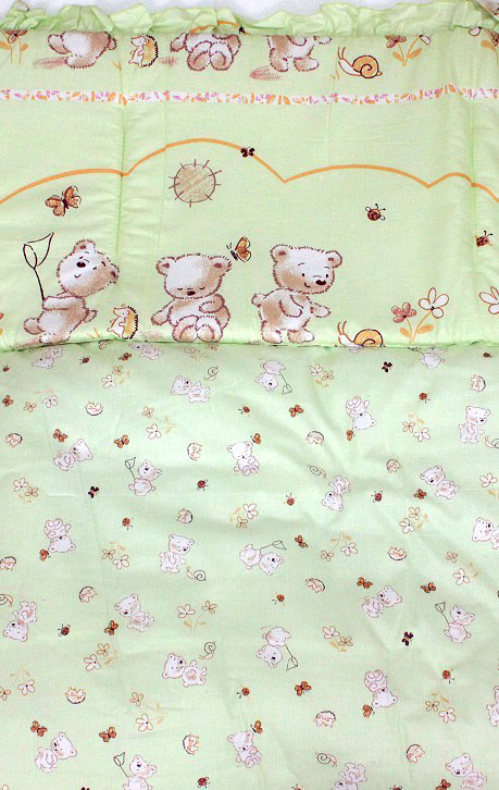 К-Б4 Комплект для детской кроватки 7пр холофайбер К-Б4 Комплект для детской кроватки 7пр холофайбер