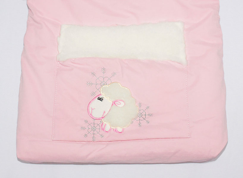 К140 Конверт с карманом "Овечка" меховой К140 Конверт с карманом "Овечка" меховой