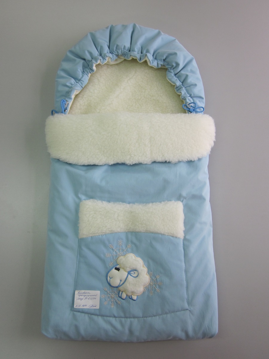 К140 Конверт с карманом "Овечка" меховой К140 Конверт с карманом "Овечка" меховой