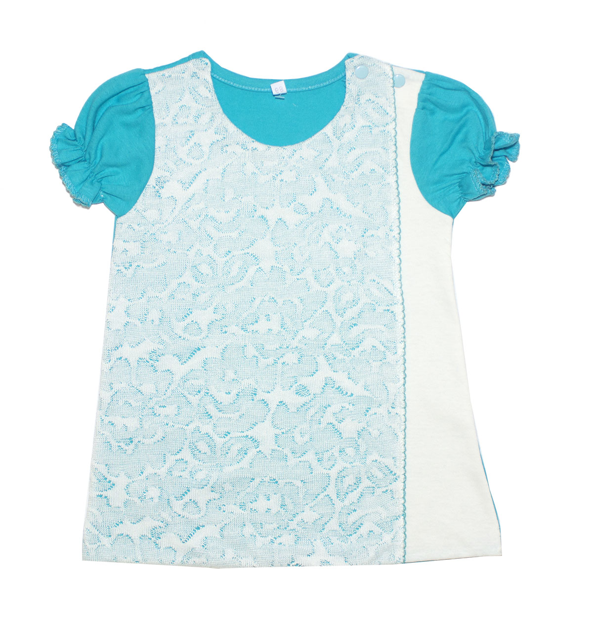 823-136К Платье трикотажное летнее с вязаной отделкой 823-136К Платье трикотажное летнее с вязаной отделкой