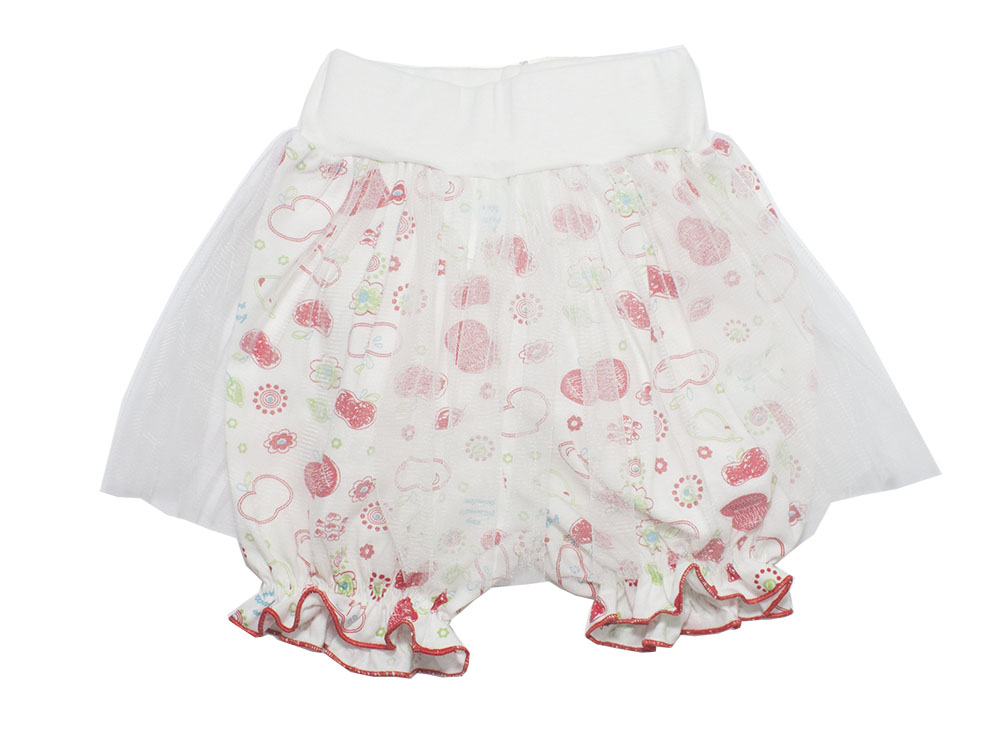 112-45 Юбка-шорты для девочки "Мишки и Слоники" 112-45 Юбка-шорты для девочки "Мишки и Слоники"