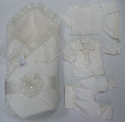 К131 Комплект 5-ти предметный на выписку для мальчика К131 Комплект 5-ти предметный на выписку для мальчика