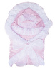 К113М Комплект 6-ти предметный зимний на меху: конверт, одеяло, чепчик, распашонка,ползунки, чепчик (18/56-20/62 - розовый)