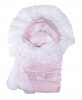 К112М Комплект 6-ти предметный зимний на меху: конверт, одеяло, чепчик, распашонка,ползунки, чепчик (18/56-20/62 - розовый)