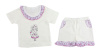 118-250П Комплект для девочки: футболка и шорты (26/92 - розовый)