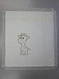 К012-15 Одеяло-плед велюр на подкладе с утеплителем "Жираф ", размер 80*90см